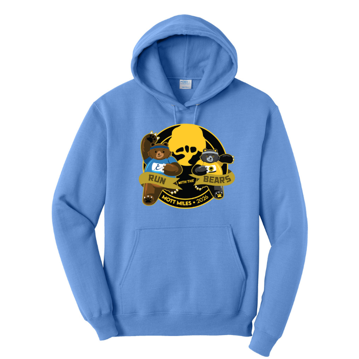 Crim Mott Miles 2026 - "Live In" Unisex Fleece Pullover Hooded Sweatshirt