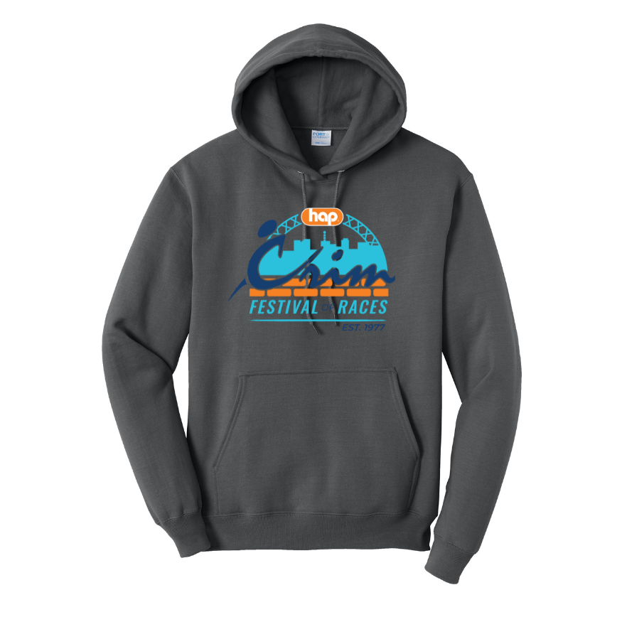 Crim HAP - "Live In" Unisex Fleece Pullover Hooded Sweatshirt