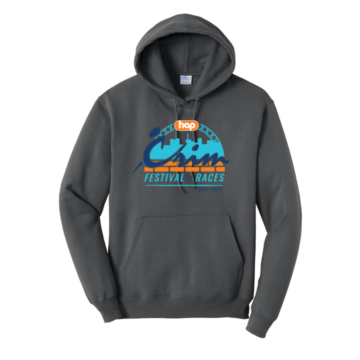 Crim HAP - "Live In" Unisex Fleece Pullover Hooded Sweatshirt