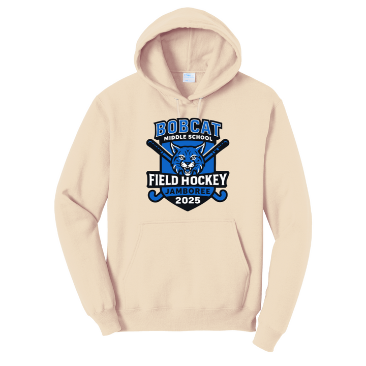 Bobcat Field Hockey - ADULT Fleece Pullover Hooded Sweatshirt (PC78H)