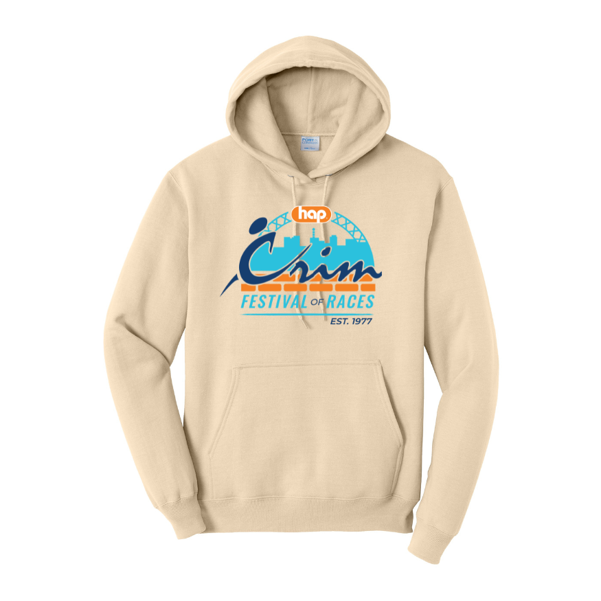 Crim HAP - "Live In" Unisex Fleece Pullover Hooded Sweatshirt