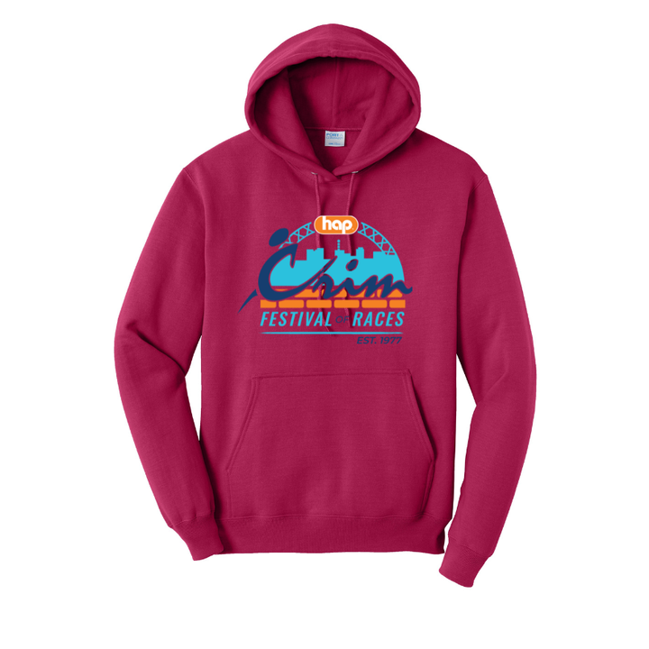 Crim HAP - "Live In" Unisex Fleece Pullover Hooded Sweatshirt