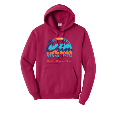 Crim Health Alliance Plan - "Live In" Unisex Fleece Pullover Hooded Sweatshirt