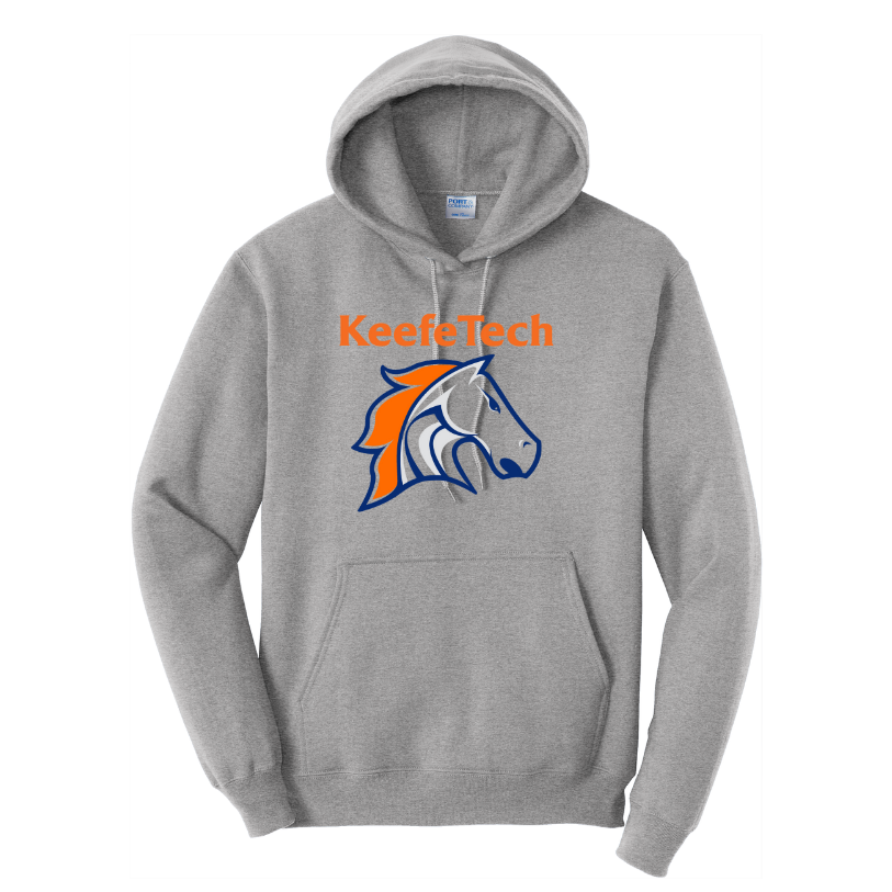 Keefe Tech High School - Fleece Pullover Hooded Sweatshirt (PC78H)