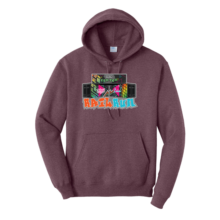 Sudadera unisex con capucha de polar "Live In" de Crim RailRun 5K 