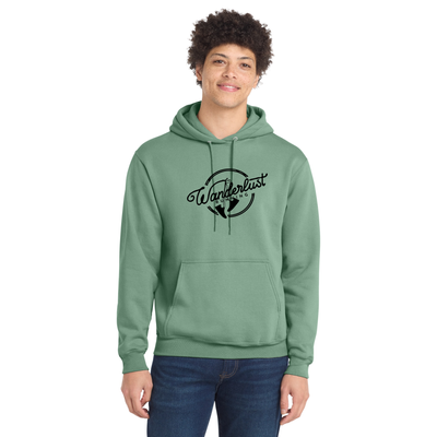 Wanderlust Running - Unisex Fleece Pullover Hooded Sweatshirt (PC78H)