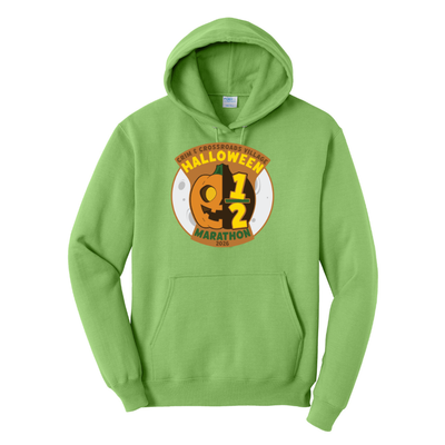 Media Maratón Crim Halloween Hustle 2026 - Sudadera unisex con capucha de polar para adultos (PC78H) (Copia)