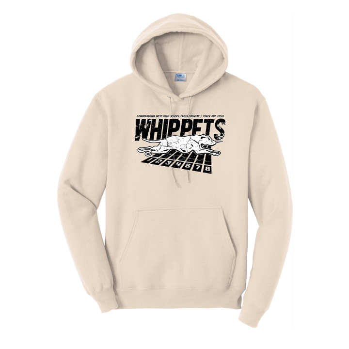 Downingtown West XC and T&F - Unisex Fleece Pullover Hooded Sweatshirt (PC78H)