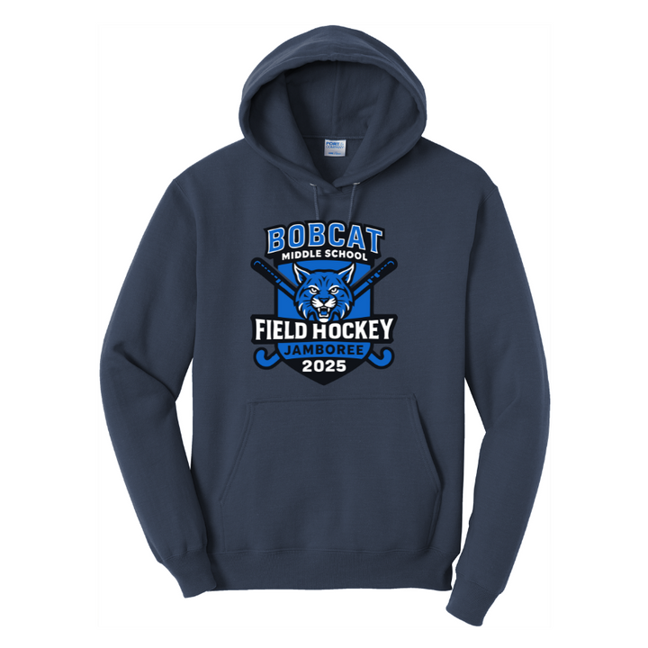 Bobcat Field Hockey - ADULT Fleece Pullover Hooded Sweatshirt (PC78H)