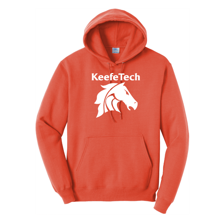 Keefe Tech High School - Fleece Pullover Hooded Sweatshirt (PC78H)