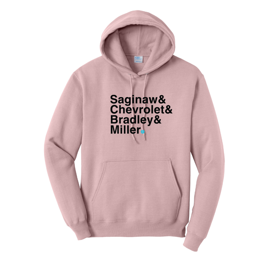 Crim Neighborhood Streets - "Live In" Unisex Fleece Pullover Hooded Sweatshirt