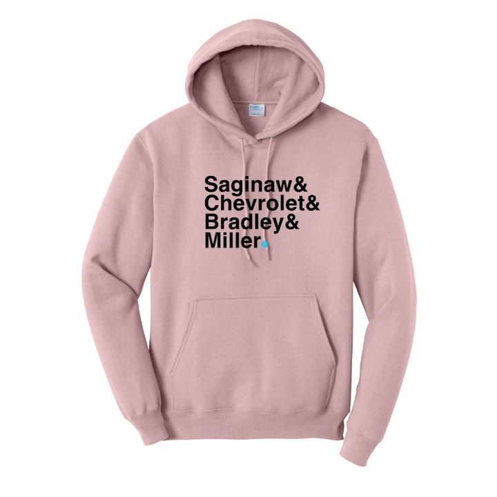 Crim Neighborhood Streets - "Live In" Unisex Fleece Pullover Hooded Sweatshirt