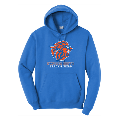 Sudadera con capucha unisex de forro polar de Newton South Track and Field (PC78H) 