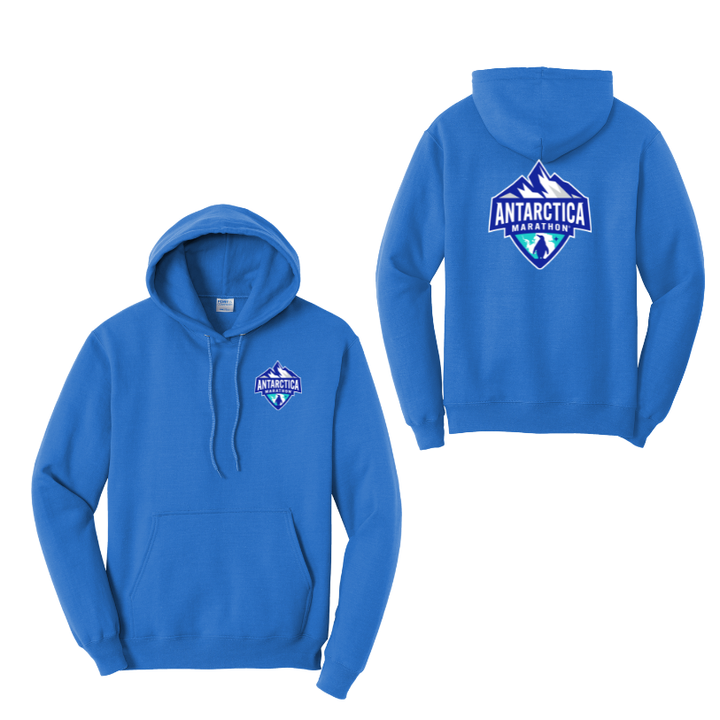 Antarctica Marathon - Unisex Fleece Pullover Hooded Sweatshirt (PC78H)