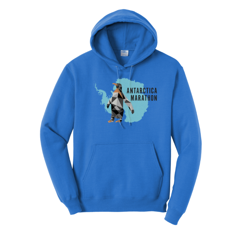 Antarctica Marathon - Unisex Fleece Pullover Hooded Sweatshirt (PC78H)