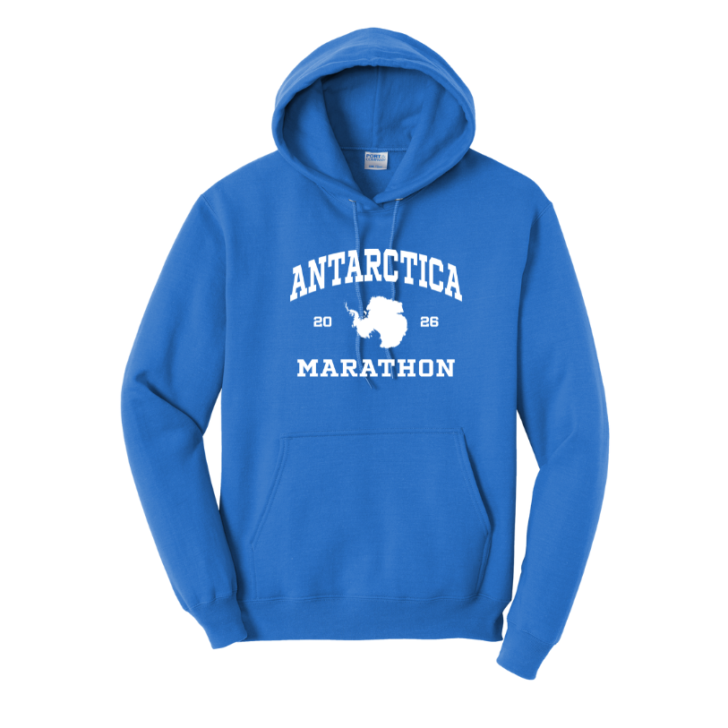 Antarctica Marathon - Unisex Fleece Pullover Hooded Sweatshirt (PC78H)