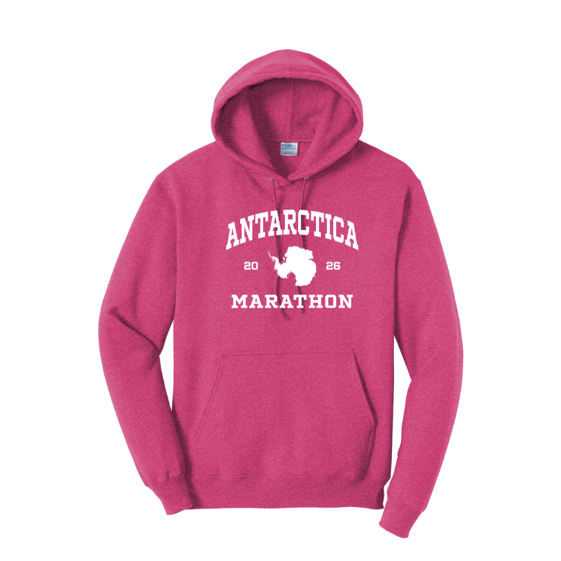 Antarctica Marathon - Unisex Fleece Pullover Hooded Sweatshirt (PC78H)