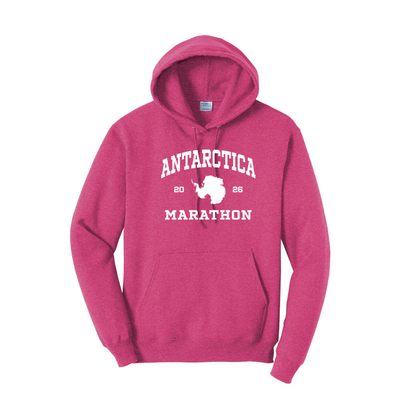 Maratón de la Antártida - Sudadera unisex con capucha de polar (PC78H)