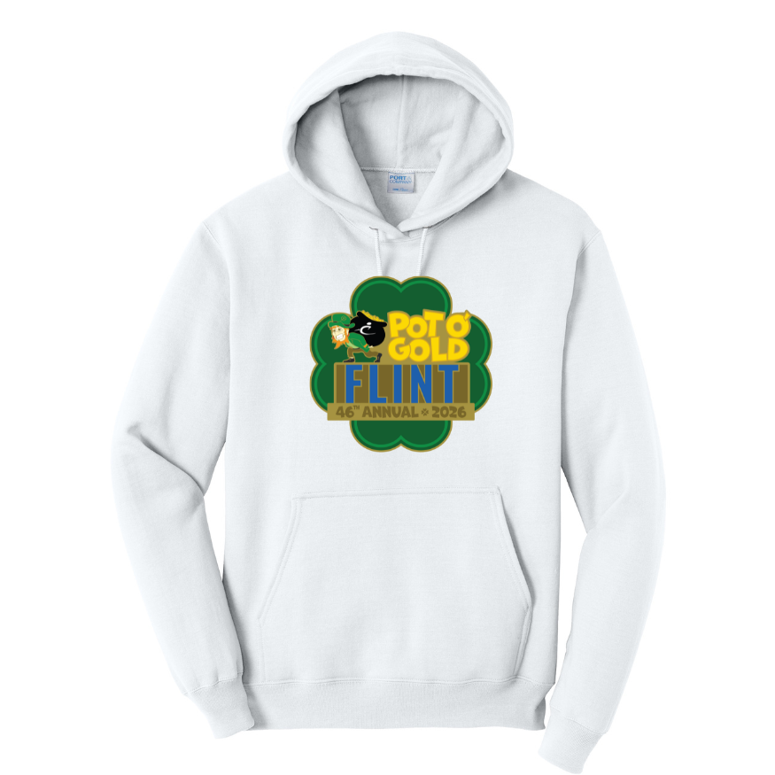 Sudadera unisex con capucha de polar "Live In" de Crim Pot O' Gold 2026 