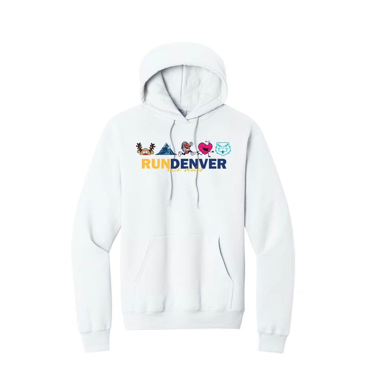 Run Denver - Unisex Fleece Pullover Hooded Sweatshirt (PC78H)