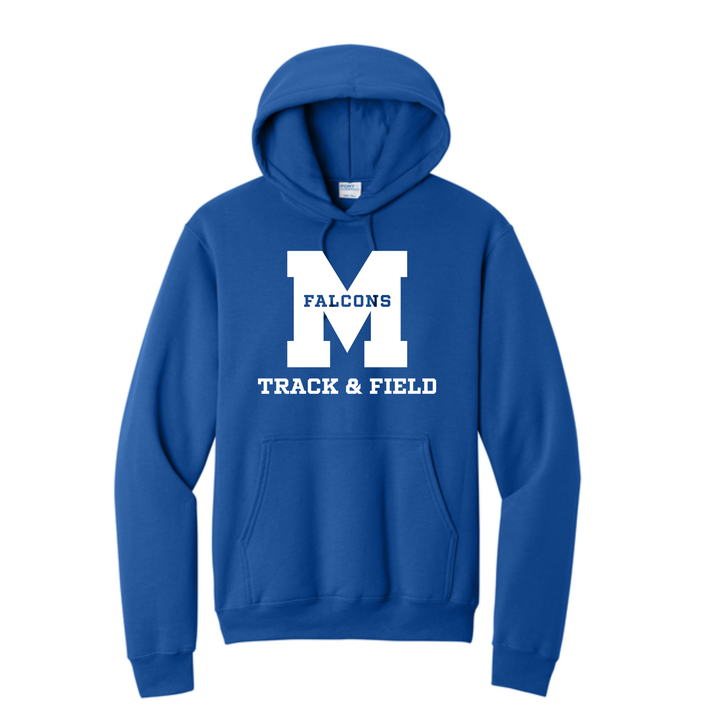 Mashpee Track & Field - Unisex Fleece Pullover Hooded Sweatshirt (PC78H)