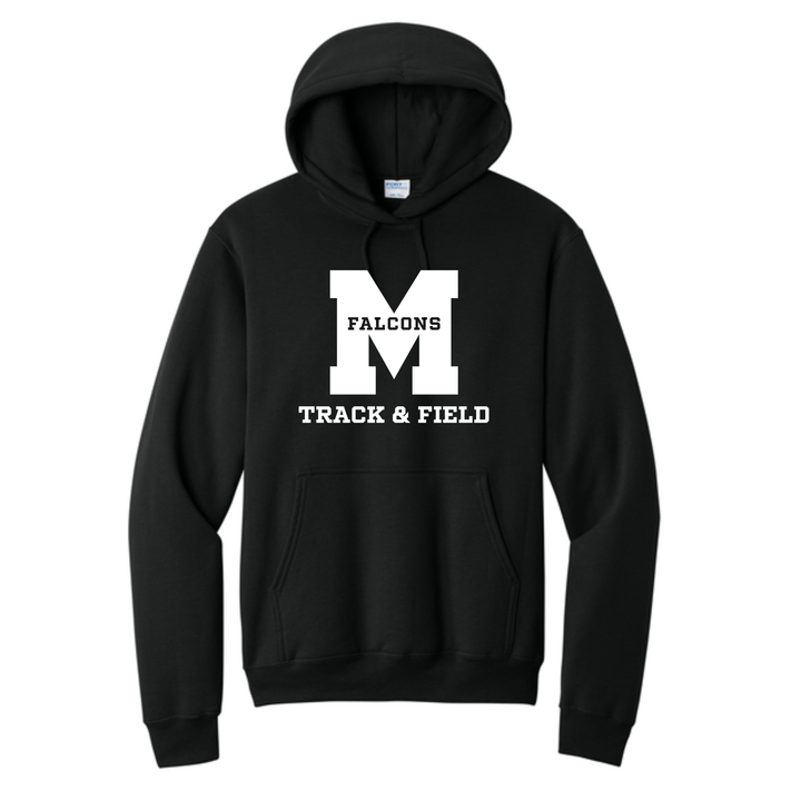 Mashpee Track & Field - Unisex Fleece Pullover Hooded Sweatshirt (PC78H)