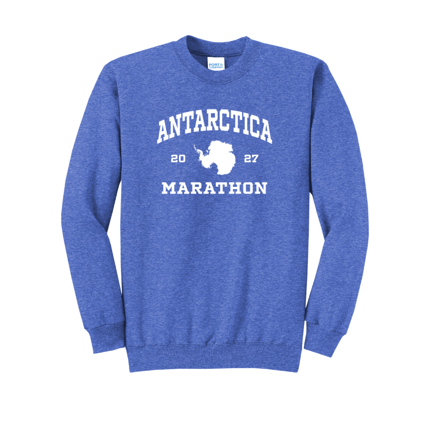 Antarctica Marathon 2027 - Unisex Core Fleece Crewneck Sweatshirt (PC78)