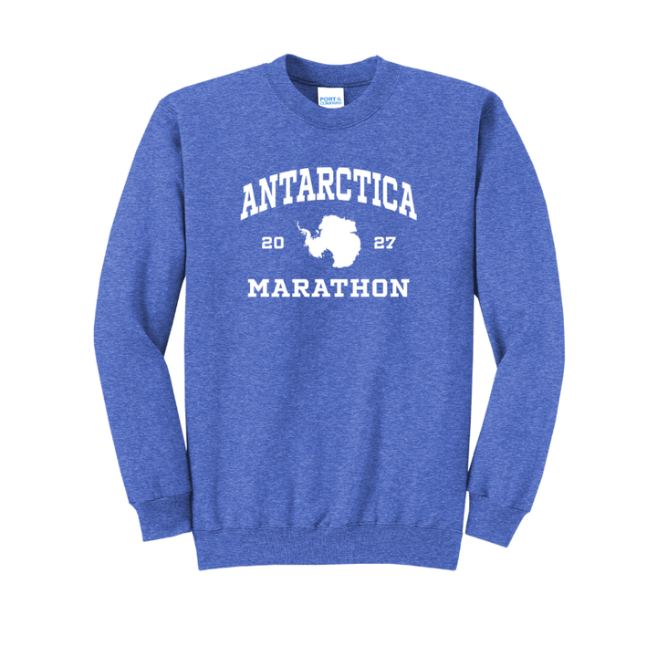 Antarctica Marathon 2027 - Unisex Core Fleece Crewneck Sweatshirt (PC78)