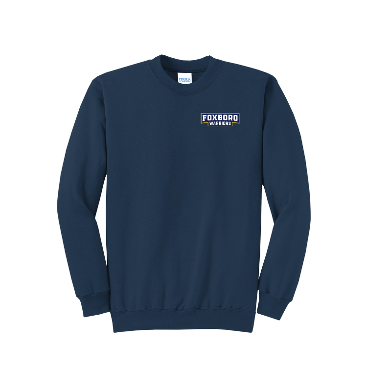 Foxboro High School - Unisex Core Fleece Crewneck Sweatshirt (PC78)