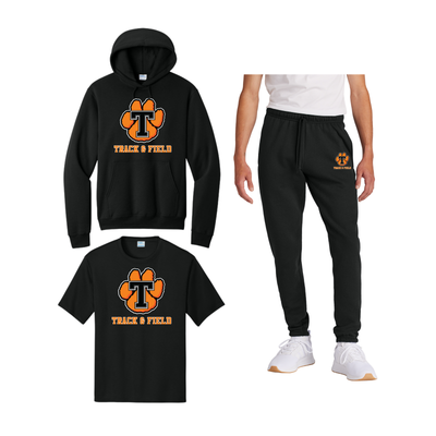 Taunton T & F - Team Kit With Hoodie (PC78H Black, PC78SP Black, PC380 Black)