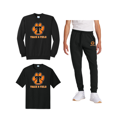 Taunton T& F - Team Kit With Crewneck (PC90 Black, PC78SP Black, PC380 Black)
