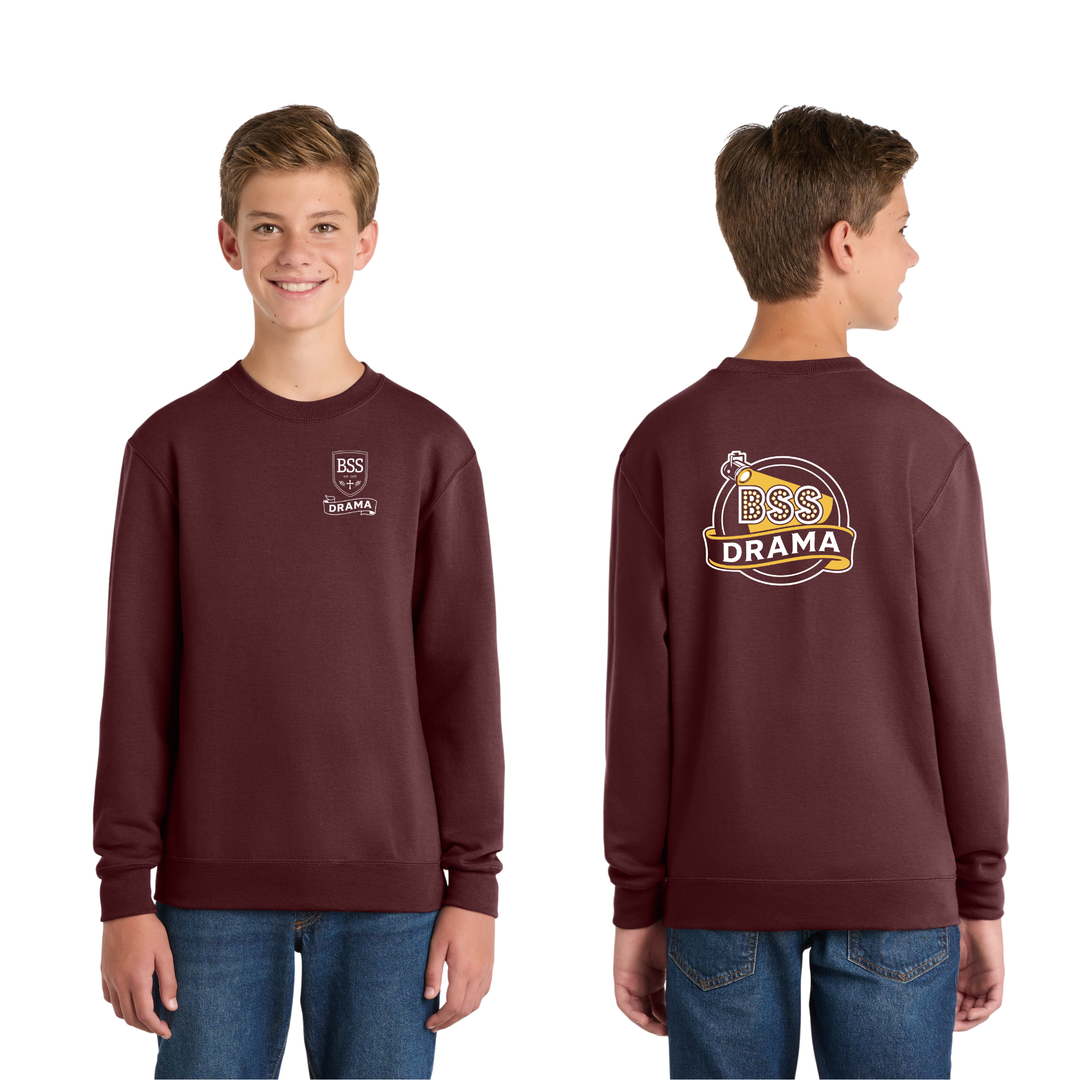 BSS Drama - YOUTH Core Fleece Crewneck Sweatshirt  (PC78Y)
