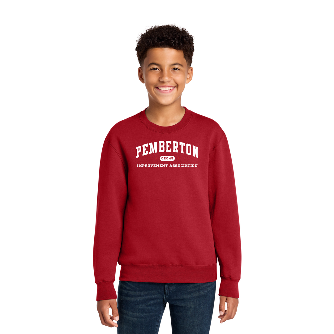Pemberton Improvement Association - YOUTH Core Fleece Crewneck Sweatshirt  (PC78Y)