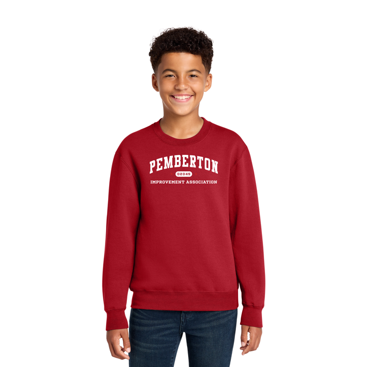 Pemberton Improvement Association - YOUTH Core Fleece Crewneck Sweatshirt  (PC78Y)