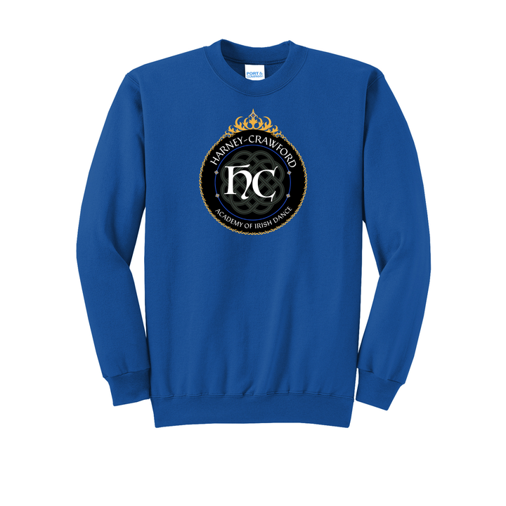 HCA - Sudadera de cuello redondo de forro polar Core (PC78)