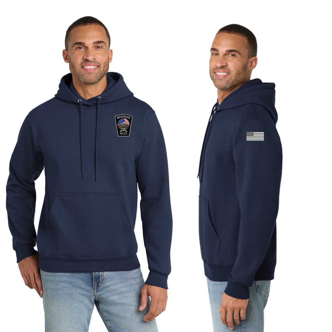 Needham Police - Fleece Pullover Hooded Sweatshirt (PC90H)