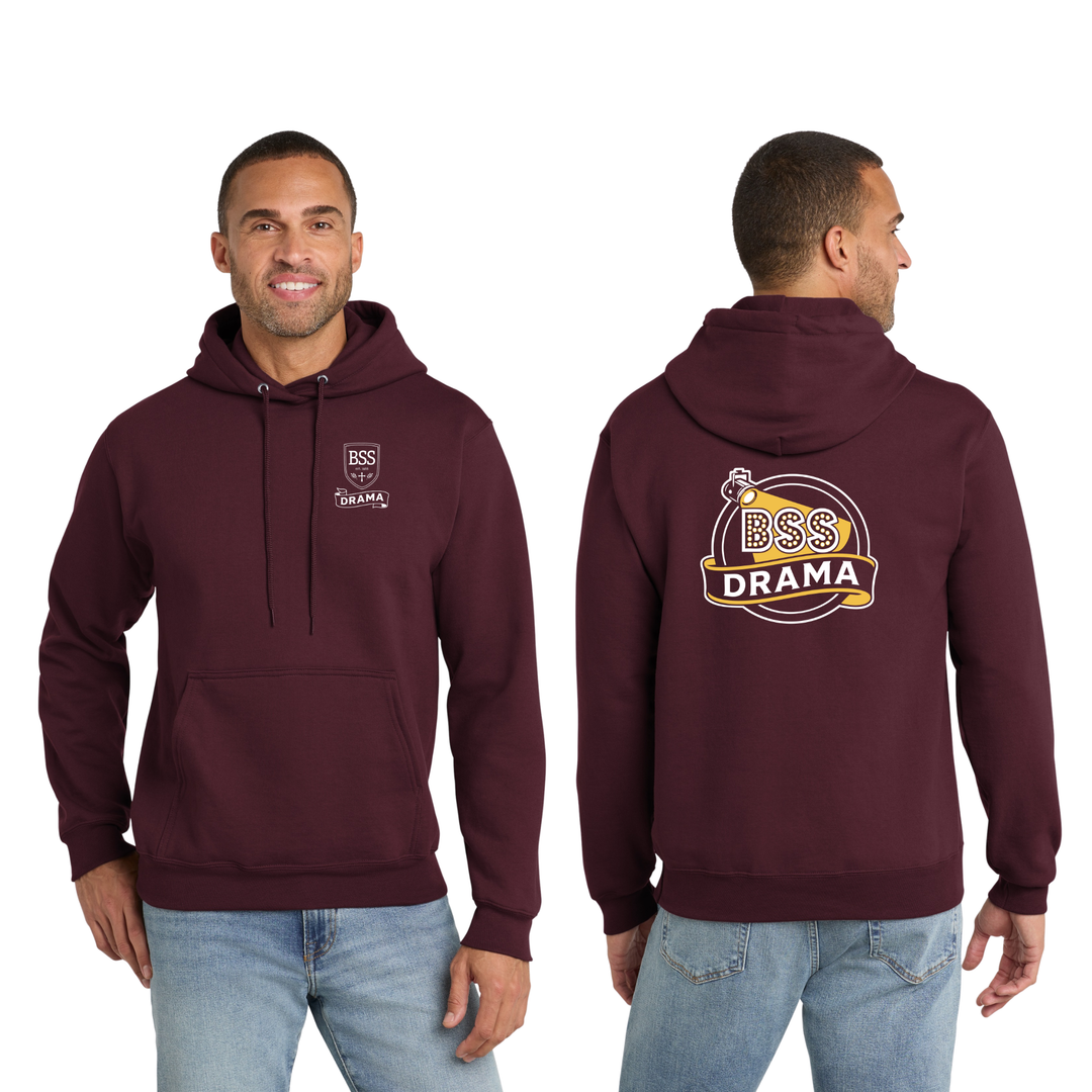 BSS Drama - ADULT Fleece Pullover Hooded Sweatshirt (PC90H)