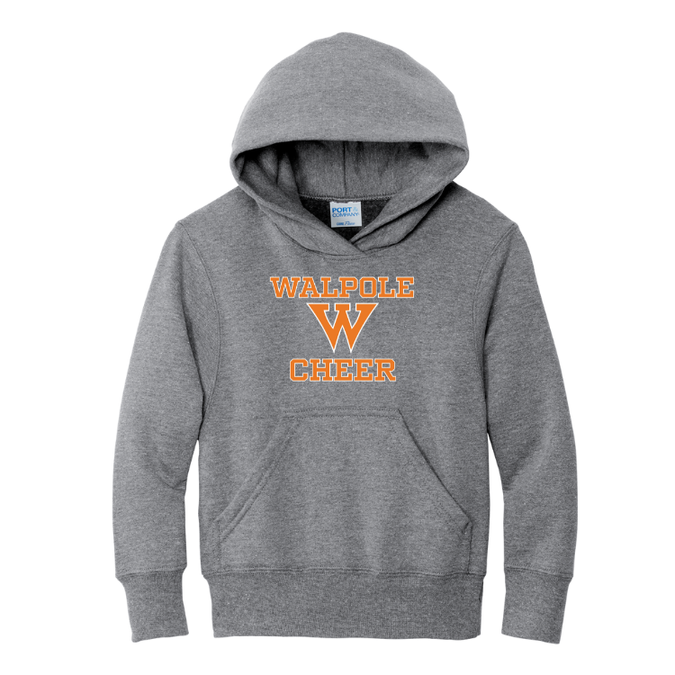 Walpole Youth Cheer - YOUTH Fleece Pullover Hooded Sweatshirt (PC90YH)