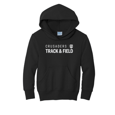 Groton Dunstable Track & Field - Youth Fleece Pullover Hooded Sweatshirt (PC90YH)