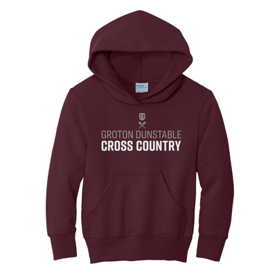 Groton Dunstable Cross Country - Sudadera con capucha de forro polar para jóvenes (PC90YH)