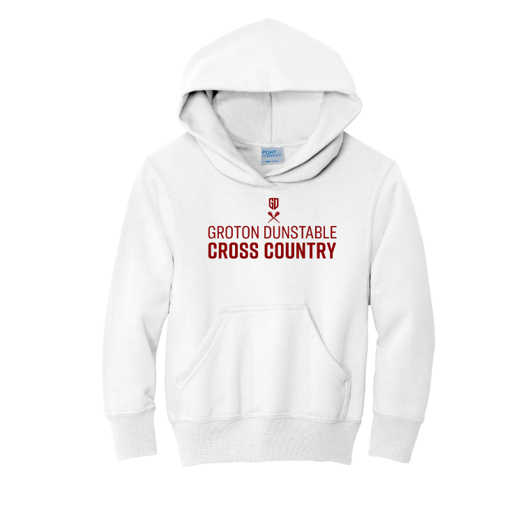 Groton Dunstable Cross Country - Youth Fleece Pullover Hooded Sweatshirt (PC90YH)