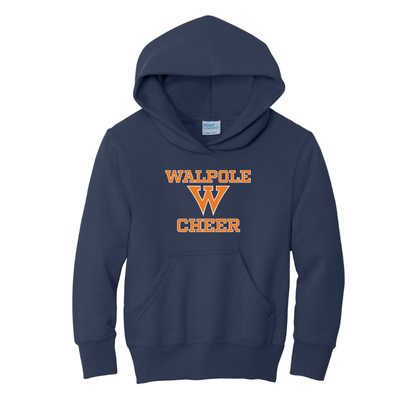 Walpole Youth Cheer - YOUTH Fleece Pullover Hooded Sweatshirt (PC90YH)