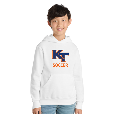 Keefe Tech Soccer - YOUTH Fleece Pullover Hooded Sweatshirt (PC90YH)