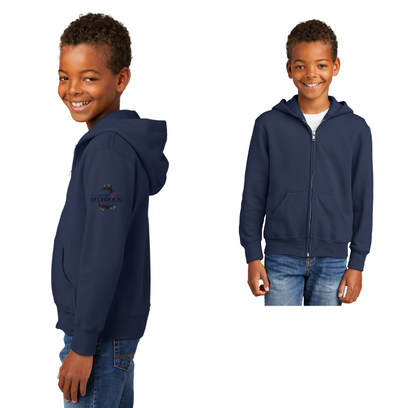 Redbrook Community - YOUTH Full Zip Fleece Hoodie (PC90YZH)