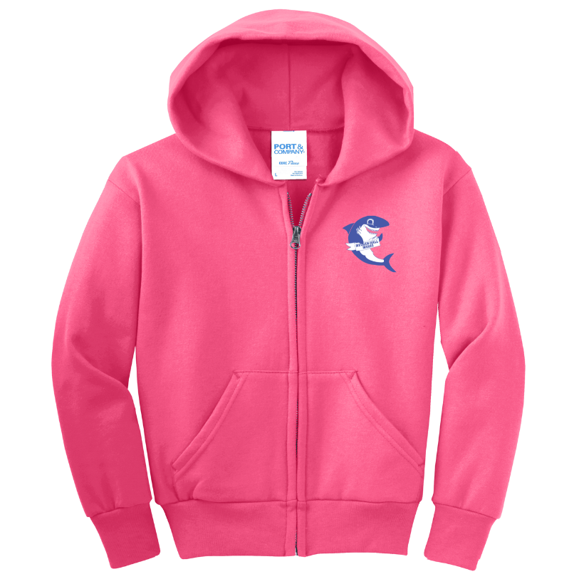 Mullen-Hall Elementary School - YOUTH Full Zip Fleece Hoodie (PC90YZH)