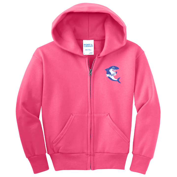 Mullen-Hall Elementary School - YOUTH Full Zip Fleece Hoodie (PC90YZH)