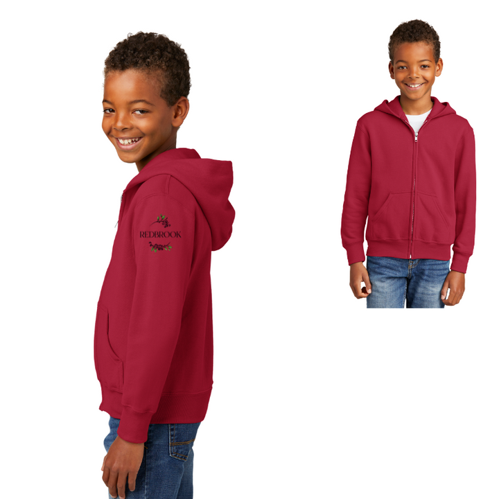 Redbrook Community - YOUTH Full Zip Fleece Hoodie (PC90YZH)