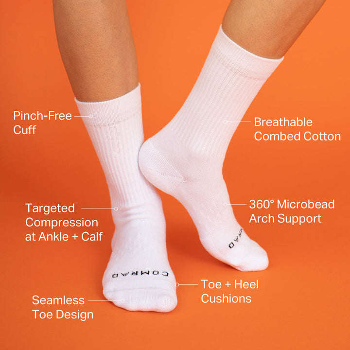 Combed Cotton Crew Socks