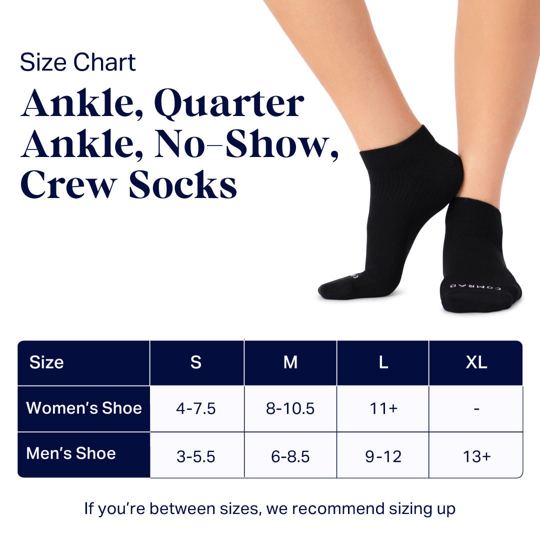 Ankle Compression Socks - 4 Pack