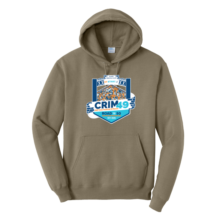 Crim 49 - Sudadera unisex con capucha de polar "Live In" 